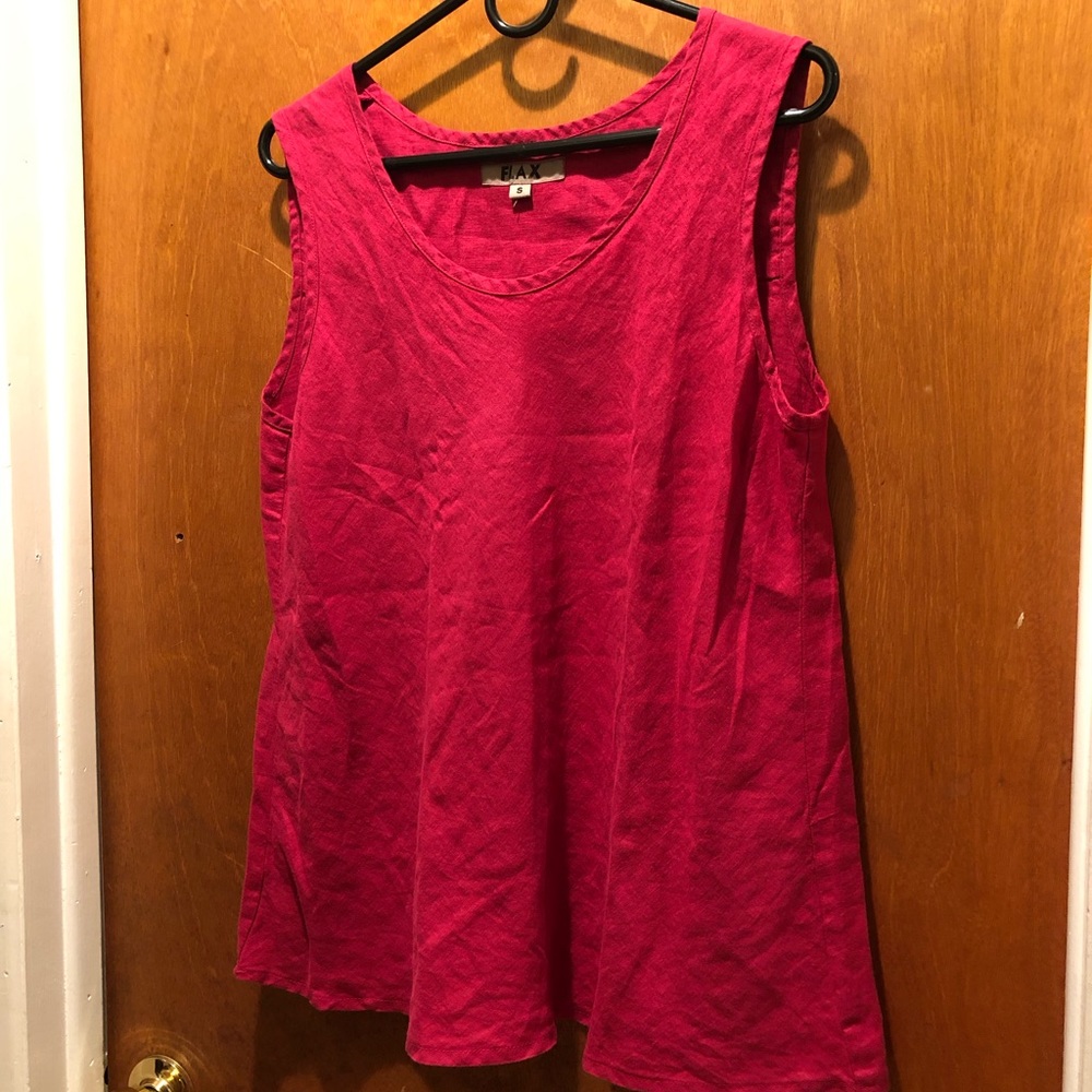 FLAX sleeveless tank tunic top